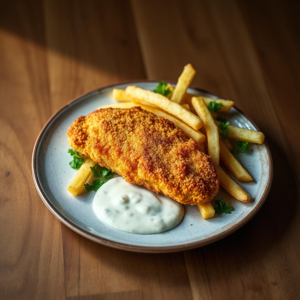 Crumbed Fish & Chips